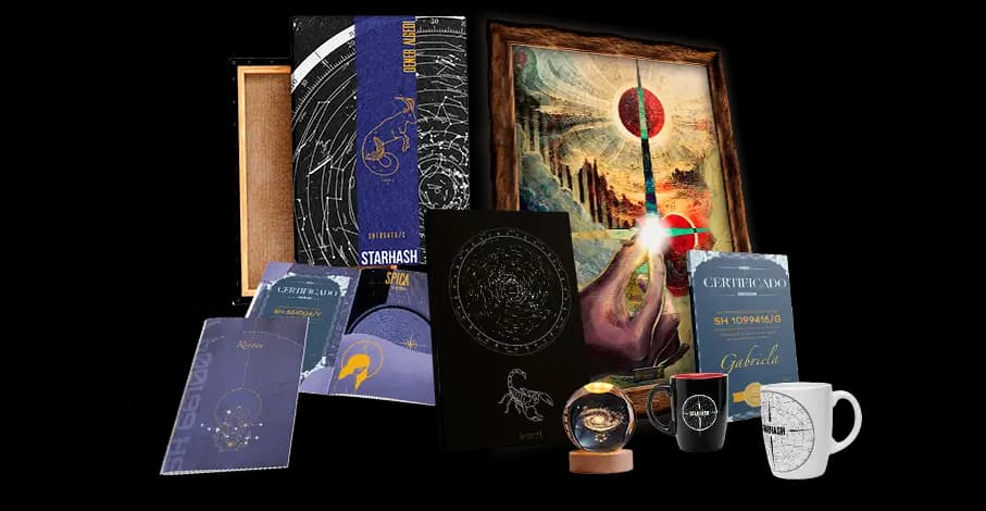 Caixa de presente StarHash